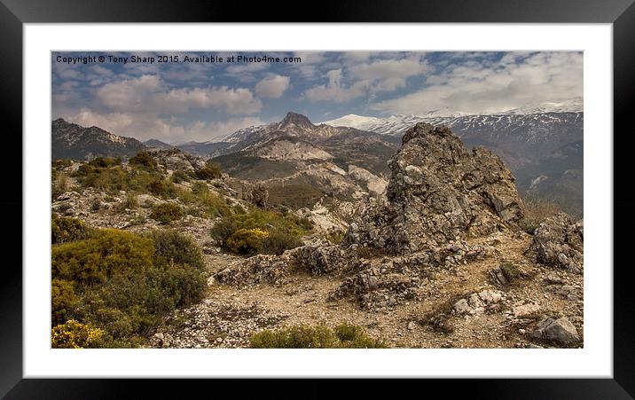  Sierra Nevada Framed Mounted Print by Tony Sharp LRPS CPAGB