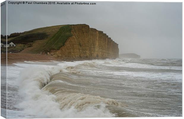  West Bay Dorset Canvas Print by Paul Chambers