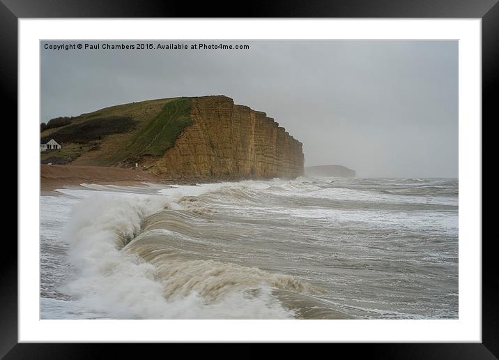  West Bay Dorset Framed Mounted Print by Paul Chambers