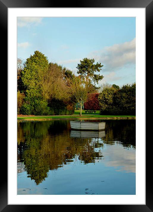 December in Burnby Hall Gardens Framed Mounted Print by Sarah Couzens