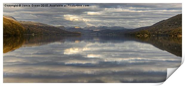  Coniston Water Print by Jamie Green
