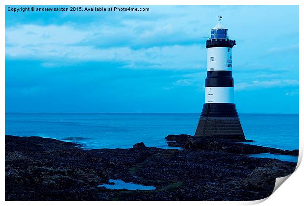  ANGLESEY POINT Print by andrew saxton