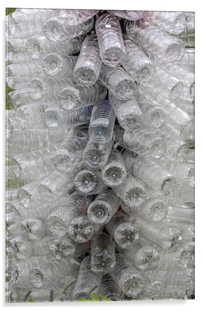 Plastic bottles  Acrylic by chris smith