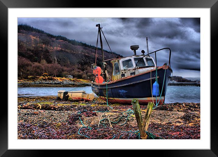 Tides Out Framed Mounted Print by Tommy Reilly