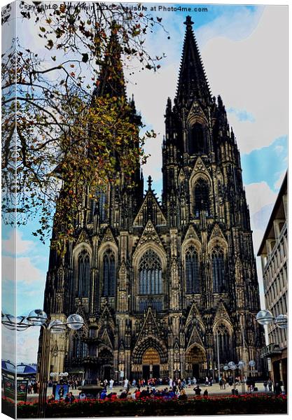  Cologne Cathedral Canvas Print by Frank Irwin