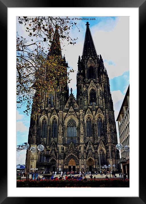  Cologne Cathedral Framed Mounted Print by Frank Irwin