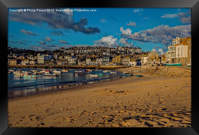  St Ives Bay Cornwall Framed Print by Philip Pound