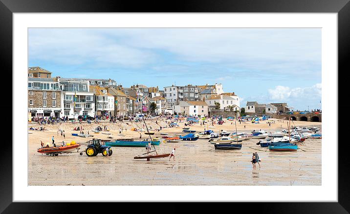  St Ives Framed Mounted Print by Richard Downs