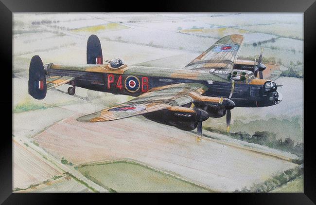  A Lancaster from Lincolnshire Framed Print by John Lowerson