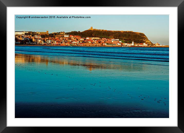 IT'S THE SEASIDE Framed Mounted Print by andrew saxton