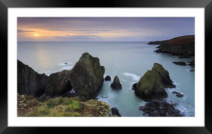  Nohoval Cove Sunrise Framed Mounted Print by Graham Daly