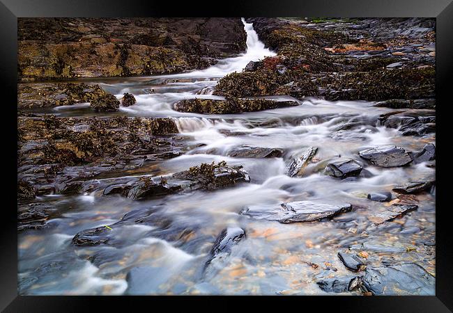  Stream to the Sea Framed Print by Graham Daly