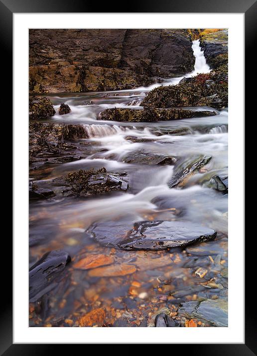  Nohoval Cove Stream Framed Mounted Print by Graham Daly