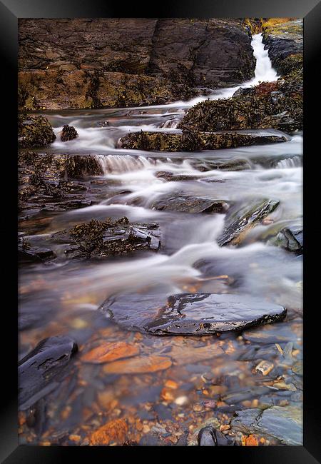  Nohoval Cove Stream Framed Print by Graham Daly