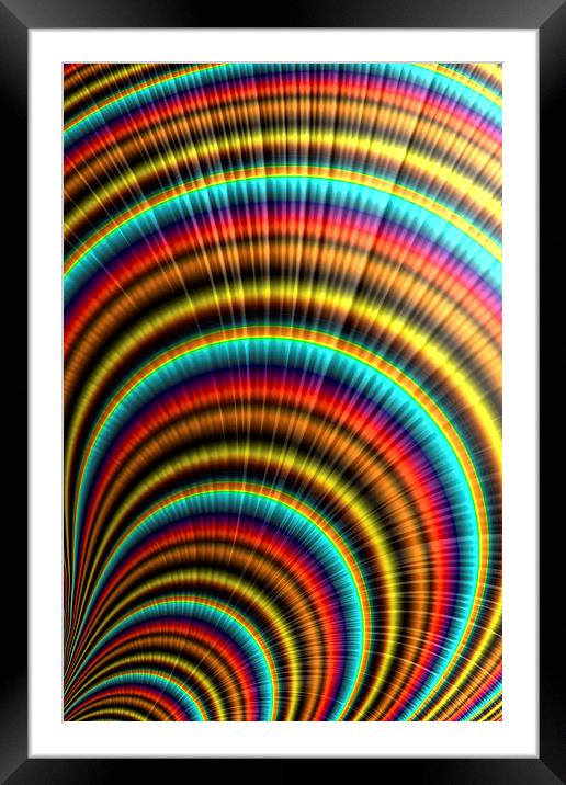 All Around The Rainbow Framed Mounted Print by Steve Purnell
