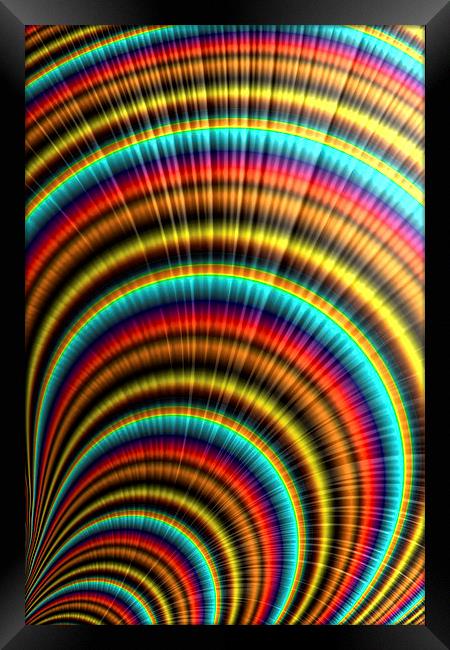 All Around The Rainbow Framed Print by Steve Purnell