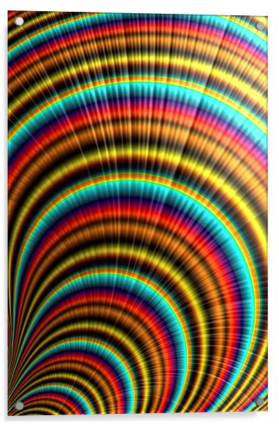 All Around The Rainbow Acrylic by Steve Purnell