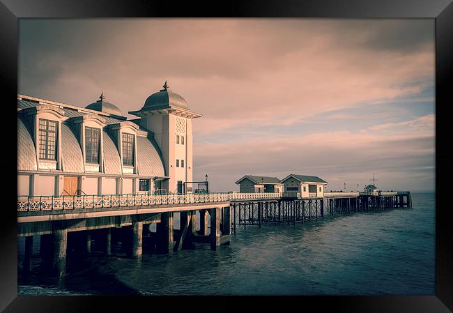  Penarth Pier, South Wales Framed Print by Richard Downs