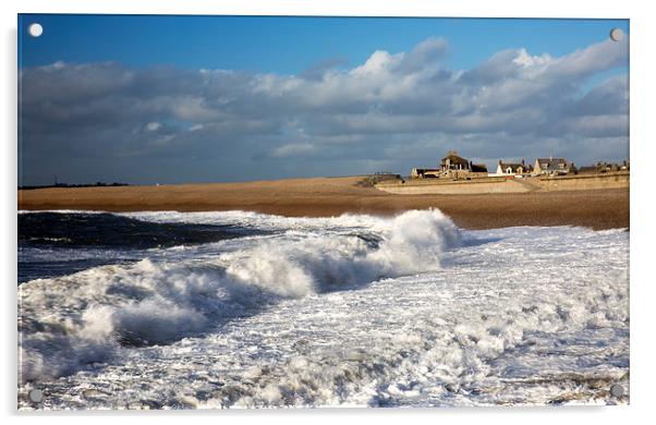 Storm Waves. Acrylic by Mark Godden