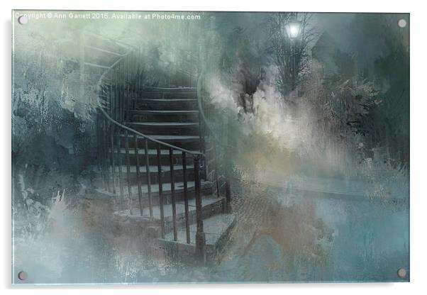 Mysterious Steps Acrylic by Ann Garrett
