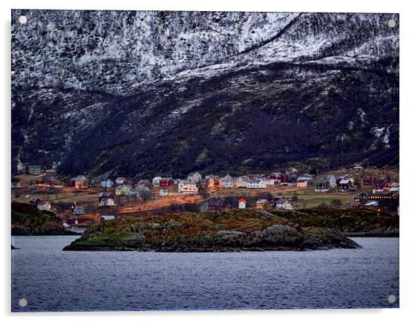 Tromso Lighthouse, Norway Acrylic by Mark Llewellyn