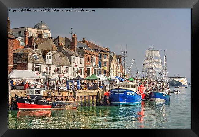 The Quay Framed Print by Nicola Clark