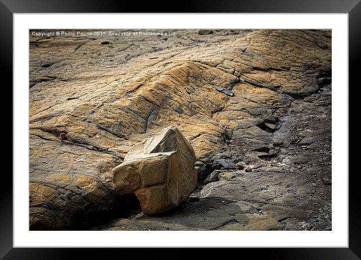  Jurassic Coast Seabed Framed Mounted Print by Philip Pound