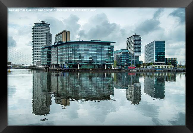 Salford Quays Framed Print by Paul Chambers