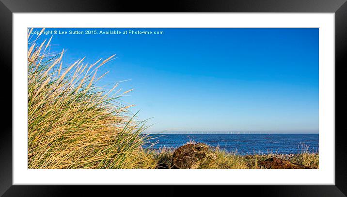  Looking out to sea Framed Mounted Print by Lee Sutton