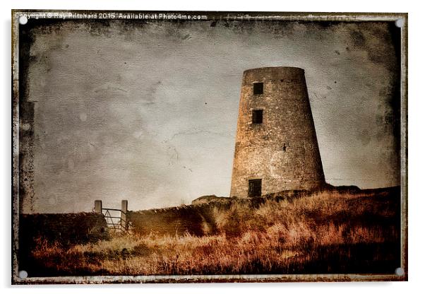  Cleadon Mill Acrylic by Ray Pritchard