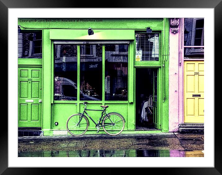  Green Shop Framed Mounted Print by Lynn Bolt