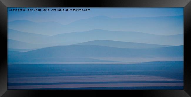  Recession Landscape Framed Print by Tony Sharp LRPS CPAGB