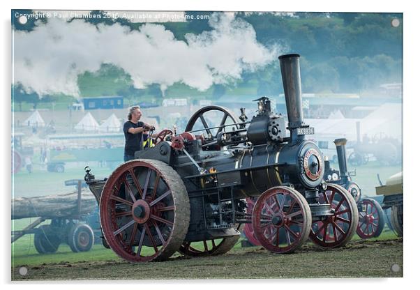 The Powerful and Nostalgic Traction Engine at The  Acrylic by Paul Chambers