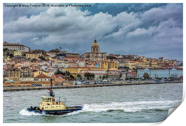  Leaving Lisbon Print by Mary Fletcher