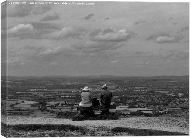   couple on leckhampton hill Canvas Print by Liam Green