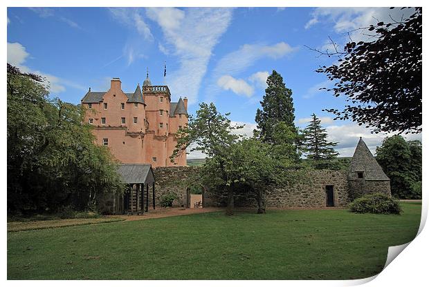 Craigievar Castle Print by Maria Gaellman