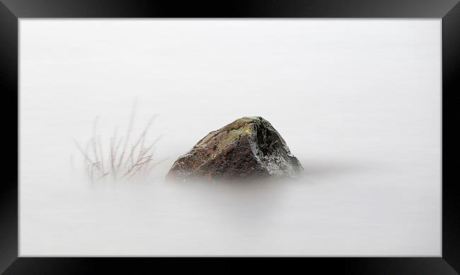  Loch Lomond Rock Framed Print by Grant Glendinning