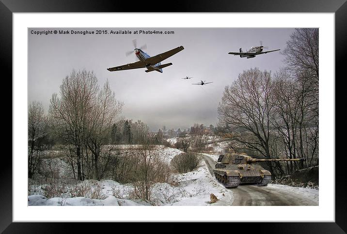  Busting the Bulge Framed Mounted Print by Mark Donoghue