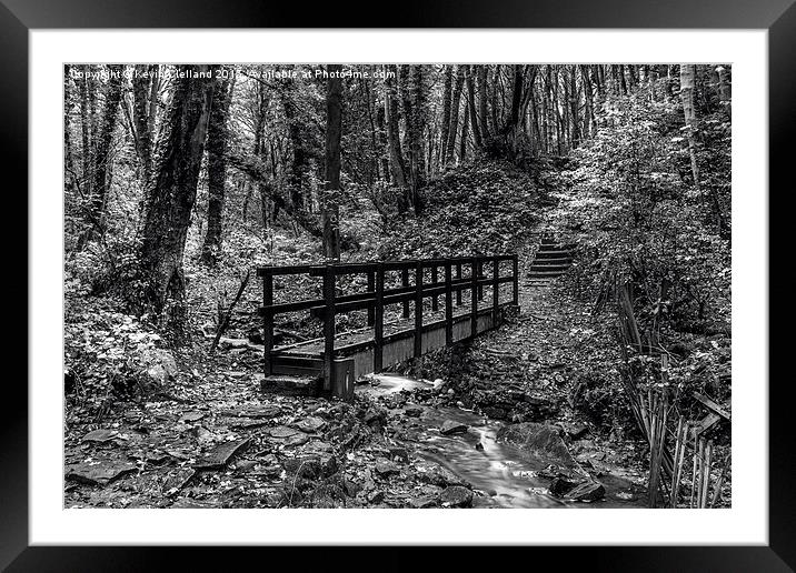 A Bridge over troubled water Framed Mounted Print by Kevin Clelland