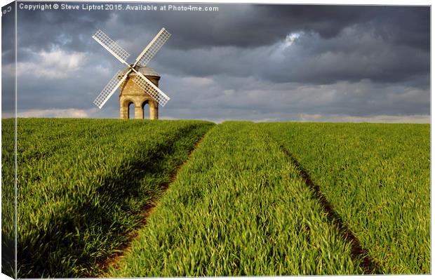  Chesterton Windmill Canvas Print by Steve Liptrot