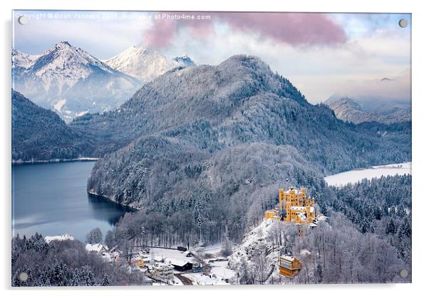  Wintry morning in Bavaria Acrylic by Brian Jannsen