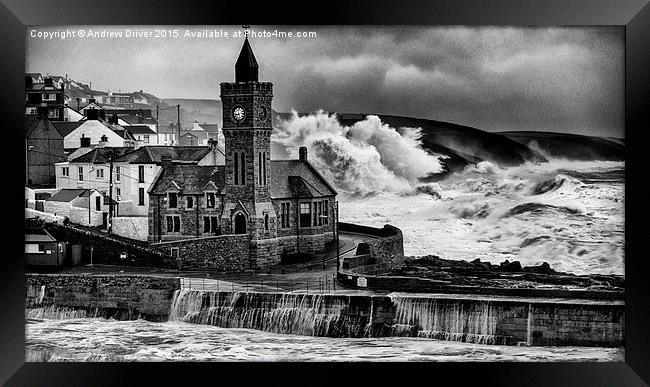  Storms at the front Framed Print by Andrew Driver