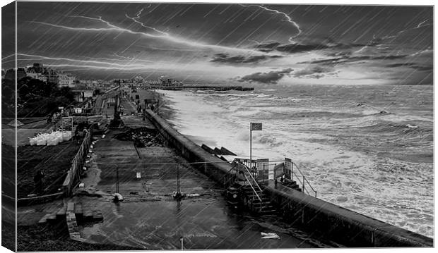  Winter storms in south UK Canvas Print by JC studios LRPS ARPS