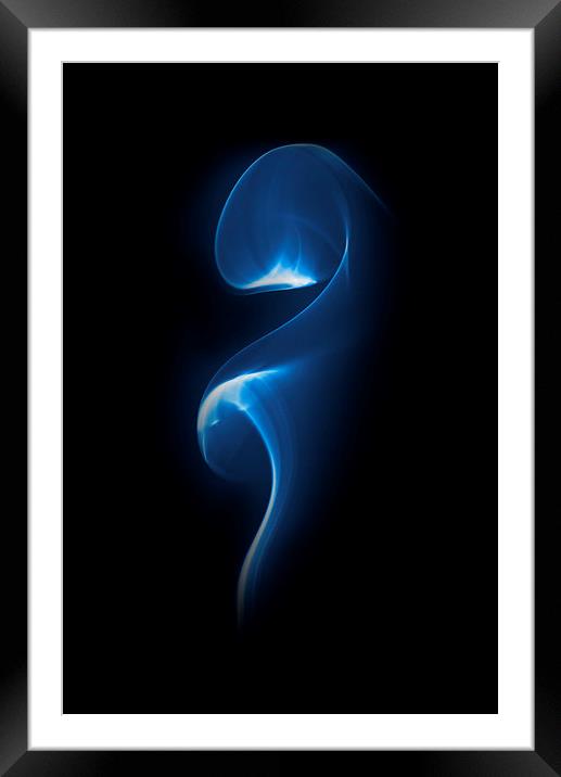  Blue Ripple Framed Mounted Print by Ian Merton
