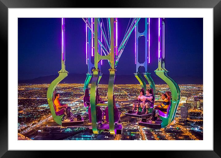 Las Vegas Framed Mounted Print by Kobby Dagan