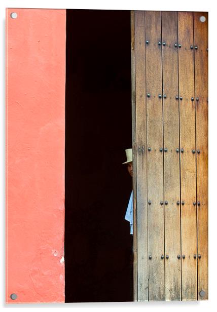 Doorman Acrylic by Kobby Dagan