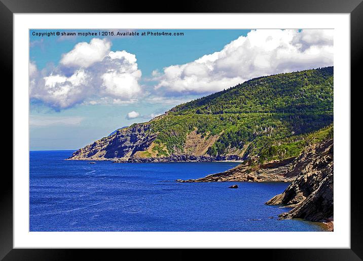 Meat cove Framed Mounted Print by shawn mcphee I