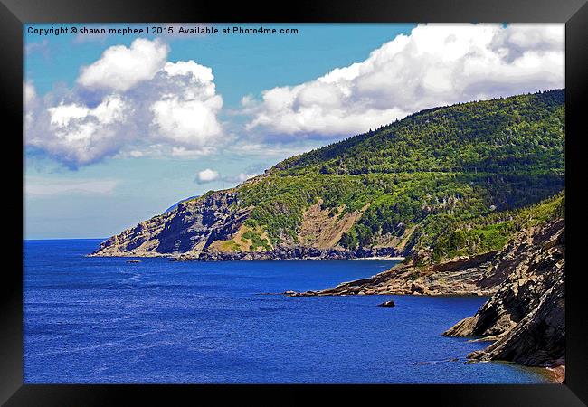  Meat cove Framed Print by shawn mcphee I