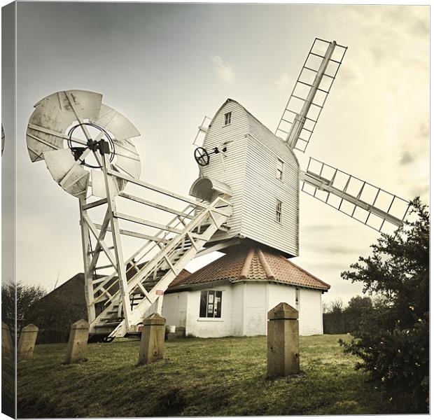 Thorpeness windmill, Suffolk Canvas Print by Stephen Mole