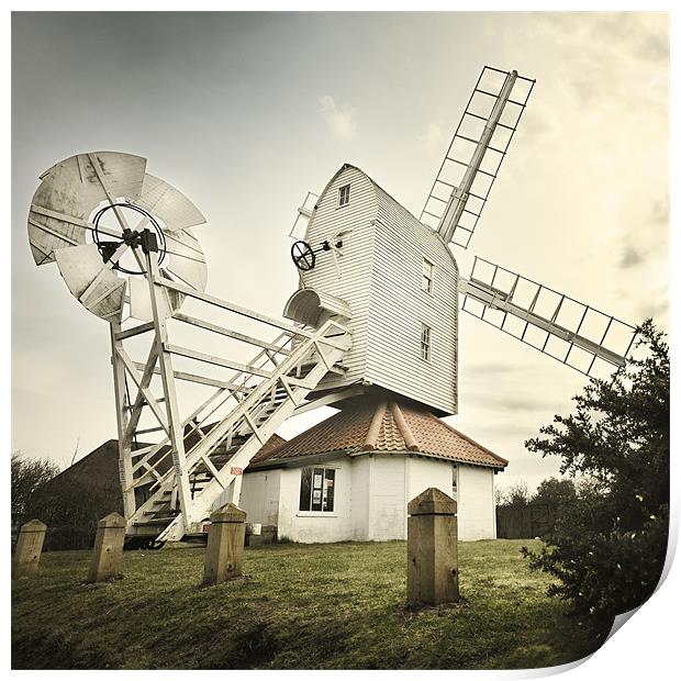 Thorpeness windmill, Suffolk Print by Stephen Mole
